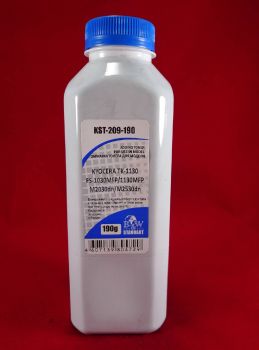 Тонер Kyocera TK-1130, FS-1030MFP/1130MFP (фл. 190г) Black&White Standart фас.Россия