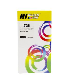 Картридж HP DJ T730/T830 (Hi-Black) 300ml, №728XXL/F9J68A, matteblack