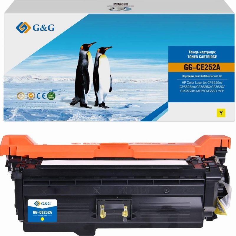 Картридж лазерный G&G GG-CE252A CE252A желтый (7000стр.) д
