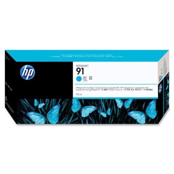 Картридж HP DesignJet Z6100 №91 (O) C9467A, C, 775 мл