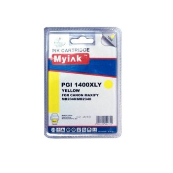 Картридж Canon MAXIFY MB2040/ MB2140/ MB2340/ MB2740 (MyInk) PGI-1400XL/ 9204B001, Y (12ml, Pigment)