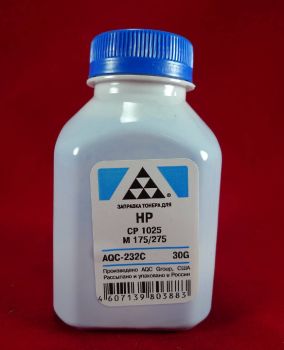 Тонер для картриджей CE311A Cyan (фл. 30г) (AQC-США) фас.Россия