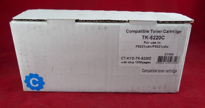Тонер-картридж Kyocera Ecosys P5021cdn/P5021cdwM5521cdn/M5521cdw TK-5220C cyan 1.2K (ELP Imaging)