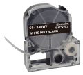 Картридж ленточный Cactus CS-LK4BWV LK-4BWV белый на черном 12x9