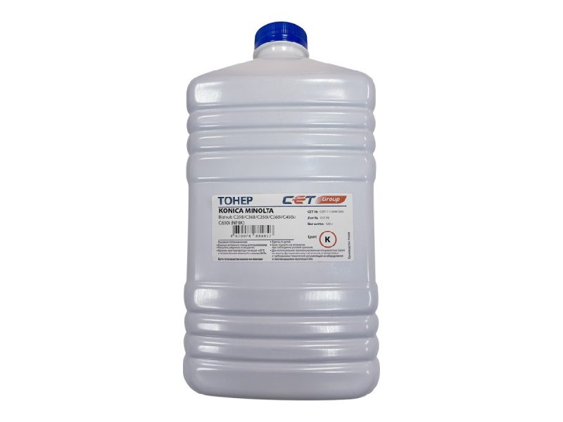 Тонер KONICA MINOLTA Bizhub C258/C368/C250i/C360i(CET) Bk, 500г, CET111109K-500, NF8K TN-324/TN-328