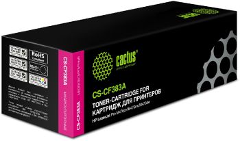 Картридж лазерный Cactus CS-CF383A CF383A пурпурный (2700стр.) для HP LJ Pro M476dn/M476nw/M476dw
