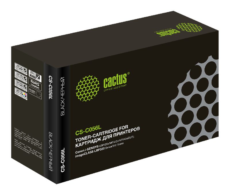 Картридж лазерный Cactus CS-C056L 056 L черный (5100стр.)