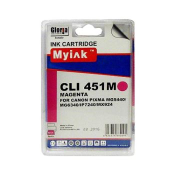 Картридж CANON PIXMA iP7240/MG6340/5440/7140 Magenta (12ml, Dye) MyInk CLI-451 XLM 