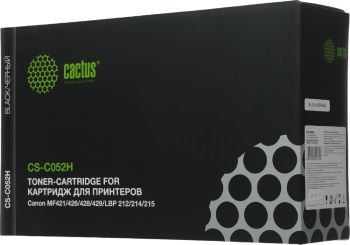 Картридж лазерный Cactus CS-C052H 052H черный (9200стр.) для Canon MF421/426/428/429/LBP 212/214/215