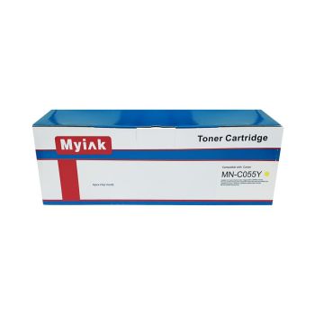 Картридж для CANON LBP-663/ 664, MF746/742/744 Cartridge 055 (восстановленный OEM) желт (2,1К) MyInk