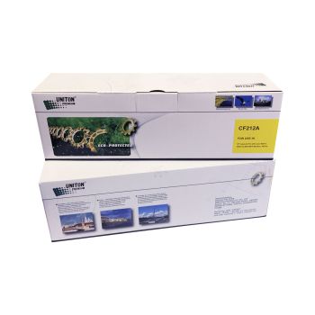 Картридж для HP CF212A (131A) желтый (1,8K) UNITON Premium GREEN LINE (Eco Protected)