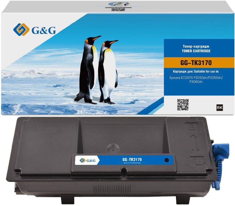 Картридж лазерный G&G GG-TK3100 TK-3100 черный (12500стр.) для Kyocera FS-2100D/2100DN