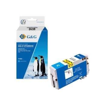 Картридж Epson SureColor SC-T3100/5100 (G&G) T40D2, GG-C13T40D240, Cyan, 50 мл