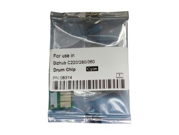 Чип KONICA MINOLTA Bizhub C220/C280/C360 (CET) CMY, (WW), 90K, CET8314, драм-юнит