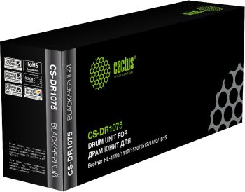 Блок фотобарабана Cactus CS-DR1075 DR-1075 черный ч/б:10000стр.