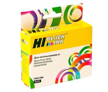 Картридж Epson Stylus Photo R240/RX420/RX520 (Hi-black) C13T055140, BK ГОДЕН ДО 10.24