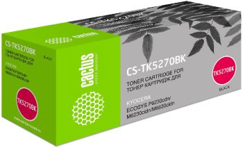 Картридж лазерный Cactus CS-TK5270BK TK-5270BK черный (8000стр.)