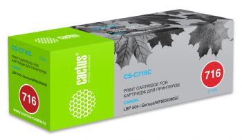 Картридж лазерный Cactus CS-C716C 716 C голубой (1500стр.)