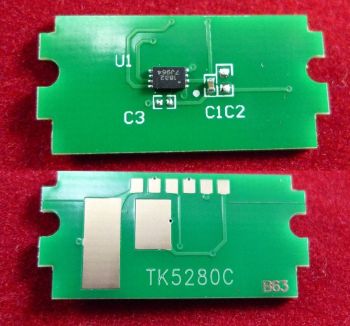 Чип для Kyocera Ecosys P6235cdn/M6235cidn/M6635cidn (TK-5280C) Cyan, 11K ELP Imaging